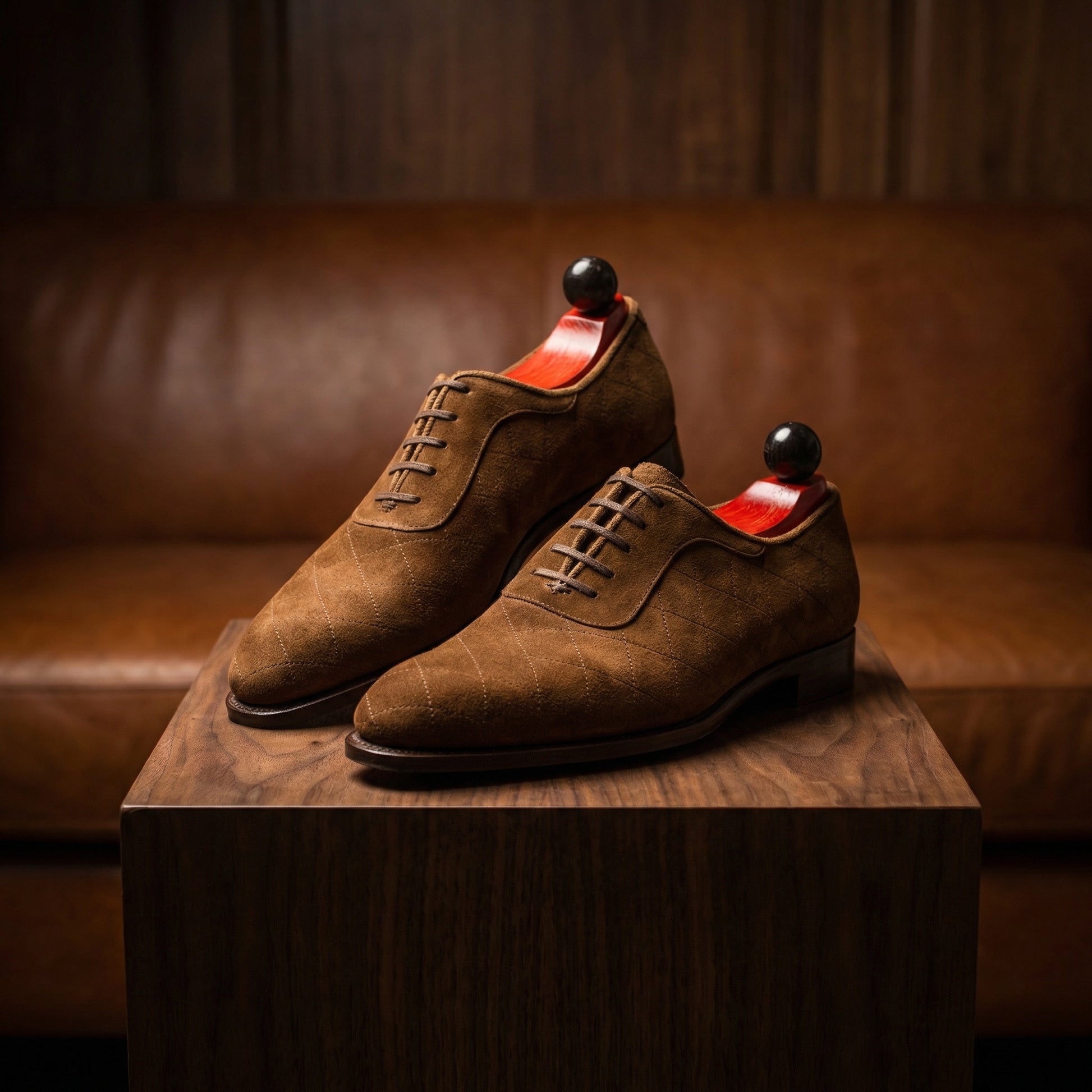 Tan Suede Copnor Oxfords
