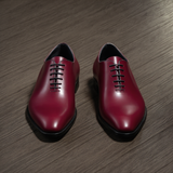 Burgundy Leather Nandes Oxford Shoes