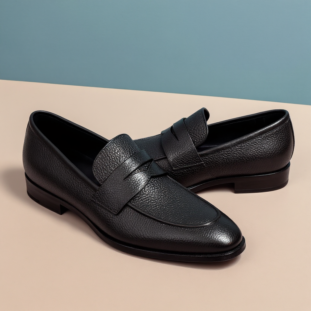 Black Eislin Penny Unlined Loafers - Comfort First Edition