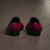 Burgundy Leather Nandes Oxford Shoes