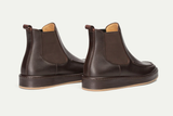 Brown Leather Althea Slip On Chelsea Boots - AW24