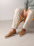 Tan Suede Georgia Yatch Loafers - ITALIAN AW26