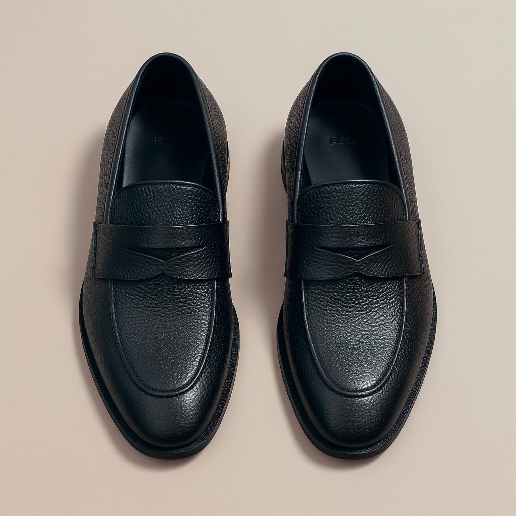 Black Eislin Penny Unlined Loafers - Comfort First Edition
