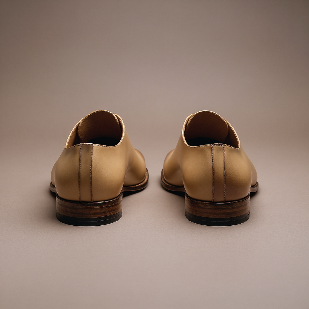 Cream Leather Nandes Oxford Shoes