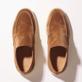 Tan Suede Leather Ronald City Half Boots - ITALIAN AW26