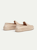 Handmade Made Cream Italian Suede Leather Maniac Calm Loafers - AW24 -ITALIAN AW26