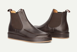 Brown Leather Althea Slip On Chelsea Boots - AW24
