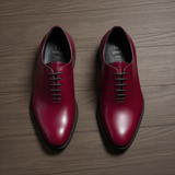 Burgundy Leather Nandes Oxford Shoes