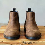 Brown Nubuck Leather Bartolo Chelsea Boot