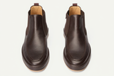 Brown Leather Althea Slip On Chelsea Boots - AW24