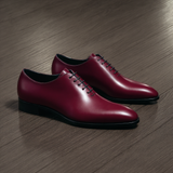 Burgundy Leather Nandes Oxford Shoes