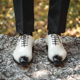 White Orfeo Oxford Shoes