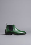 Green Leather Grayson Chelsea Boot