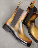 Mango Yellow Leather Stylish Stompers Chelsea Boot - Summer 2024 Collection
