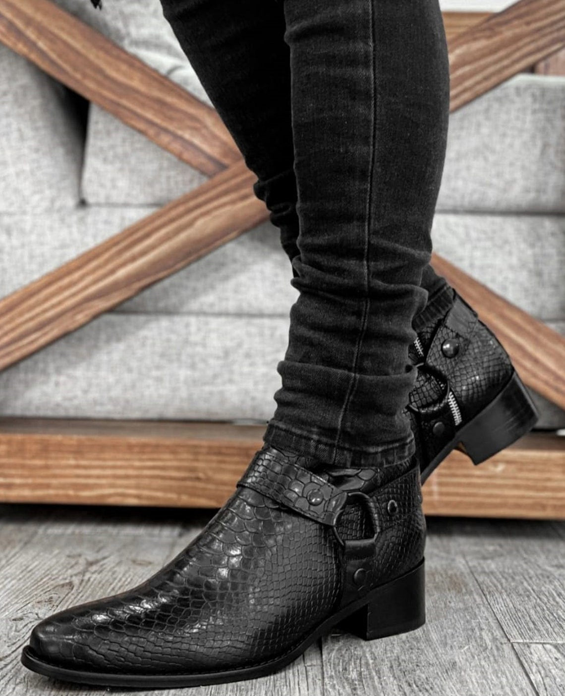 Brown Leather Slip On Chelsea Boots – Costoso Italiano