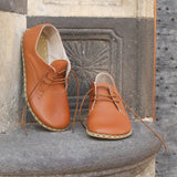 Tan Leather Divino Barefoot Sneakers
