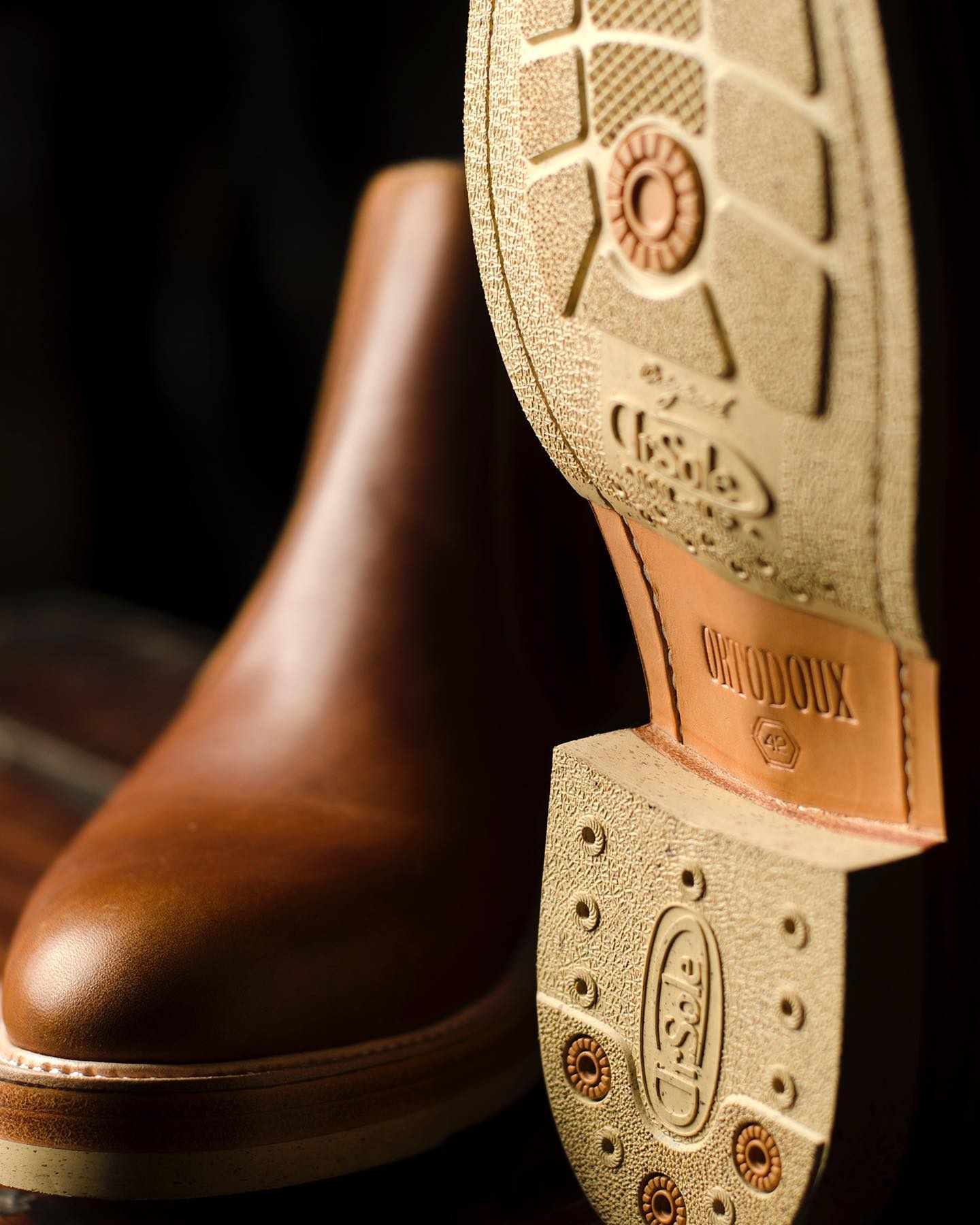 Tan Suede Leather Ferneto Chunky Chelsea Boots