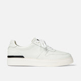 White Leather Intimo With White Sole Sneakers