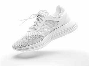 White Sports Newsara Lace Up Running Sneaker Shoes - Summer 2024 Collection