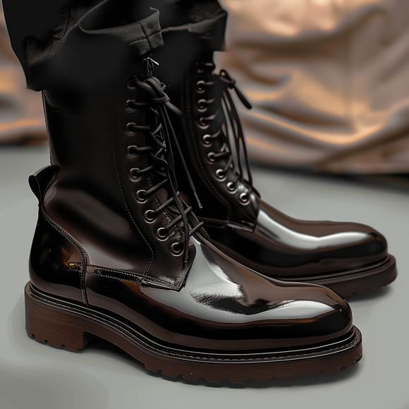 Pointed combat boots discount