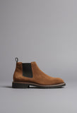 Brown Suede Leather Grayson Chelsea Boot