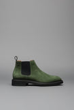 Green Suede Leather Grayson Chelsea Boot