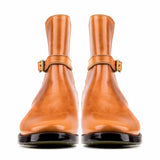 Tan Leather Hamlets Slip-on Boots