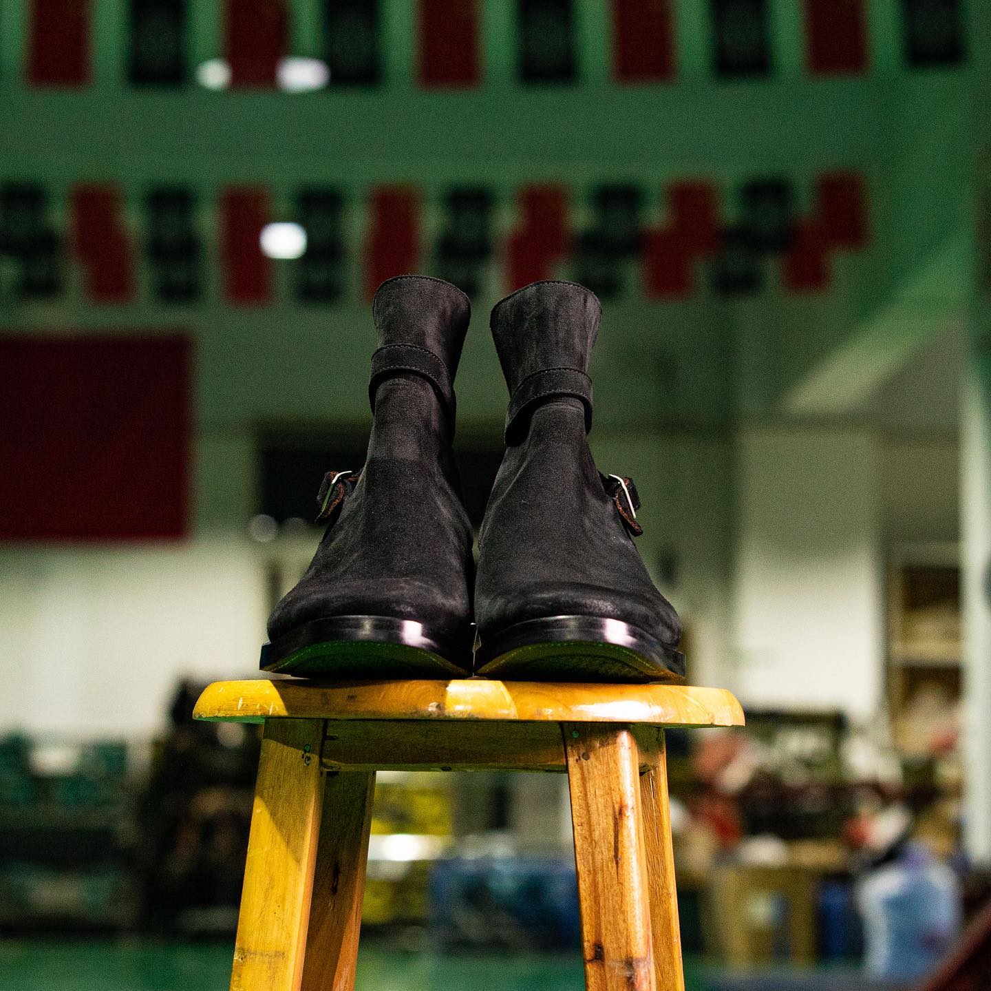 Black Suede Leather Frosty  Slip On Jodhpur Boots - Summer 2024 Collection