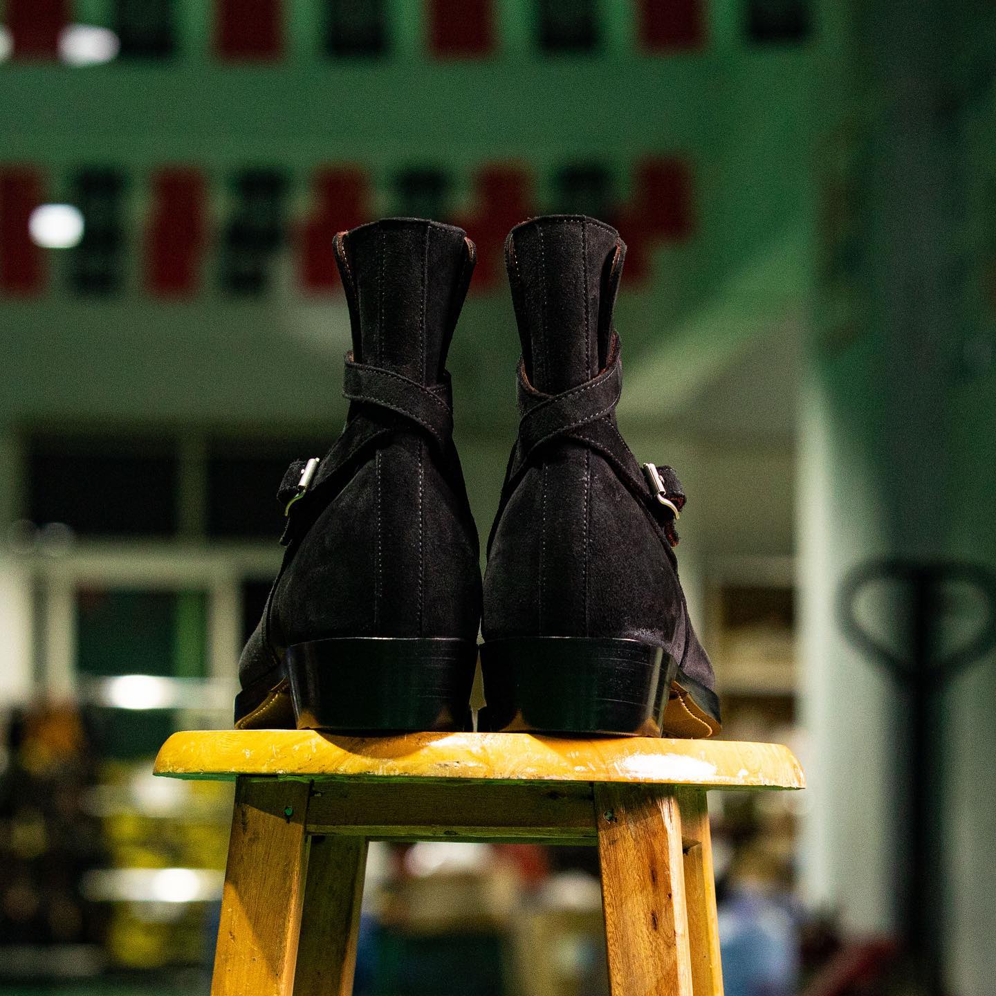 Black Suede Leather Frosty  Slip On Jodhpur Boots - Summer 2024 Collection