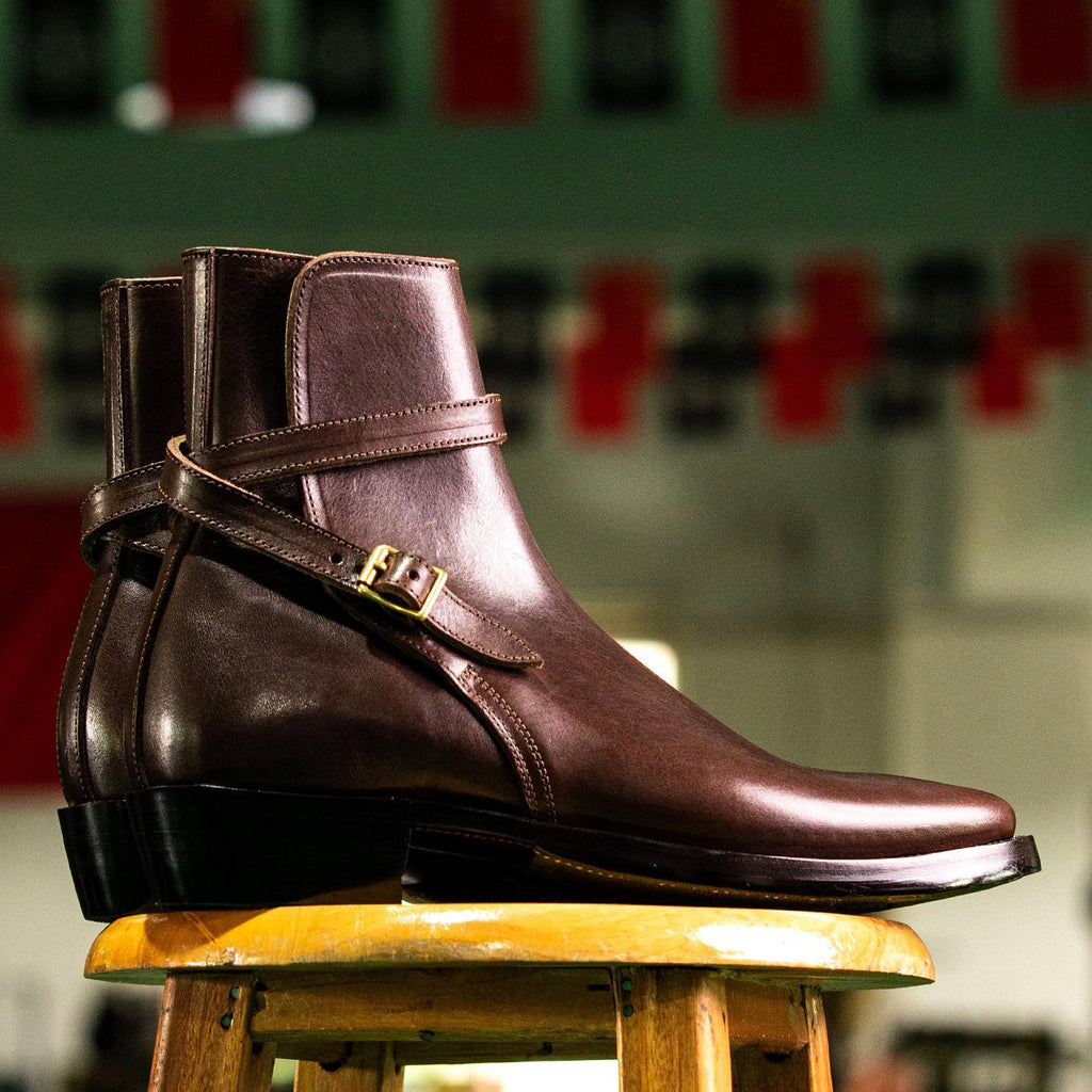 Brown Leather Raja Rambles Slip On Jodhpur Boots - Summer 2024 Collection