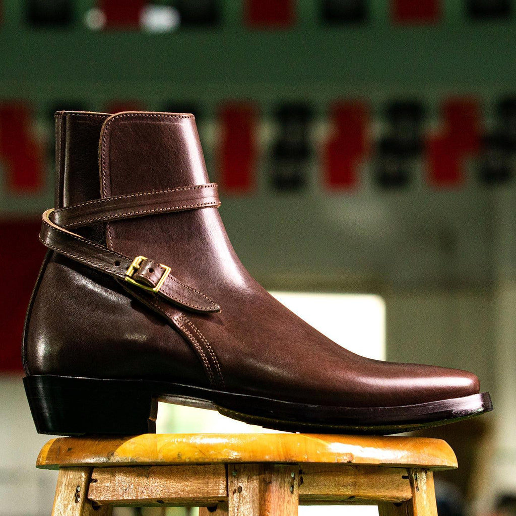 Brown Leather Raja Rambles Slip On Jodhpur Boots - Summer 2024 Collection