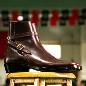 Brown Leather Raja Rambles Slip On Jodhpur Boots - Summer 2024 Collection