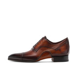 Height Increasing Brown Leather Byron Bay Oxfords Shoes