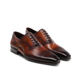 Brown Leather Byron Bay Oxfords Shoes