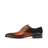 Flat Feet Shoes - Black & Tan Leather Bowral Oxfords Shoes with Arch Support