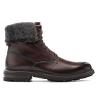 Brown Leather Avigon Chunky Derby Boots