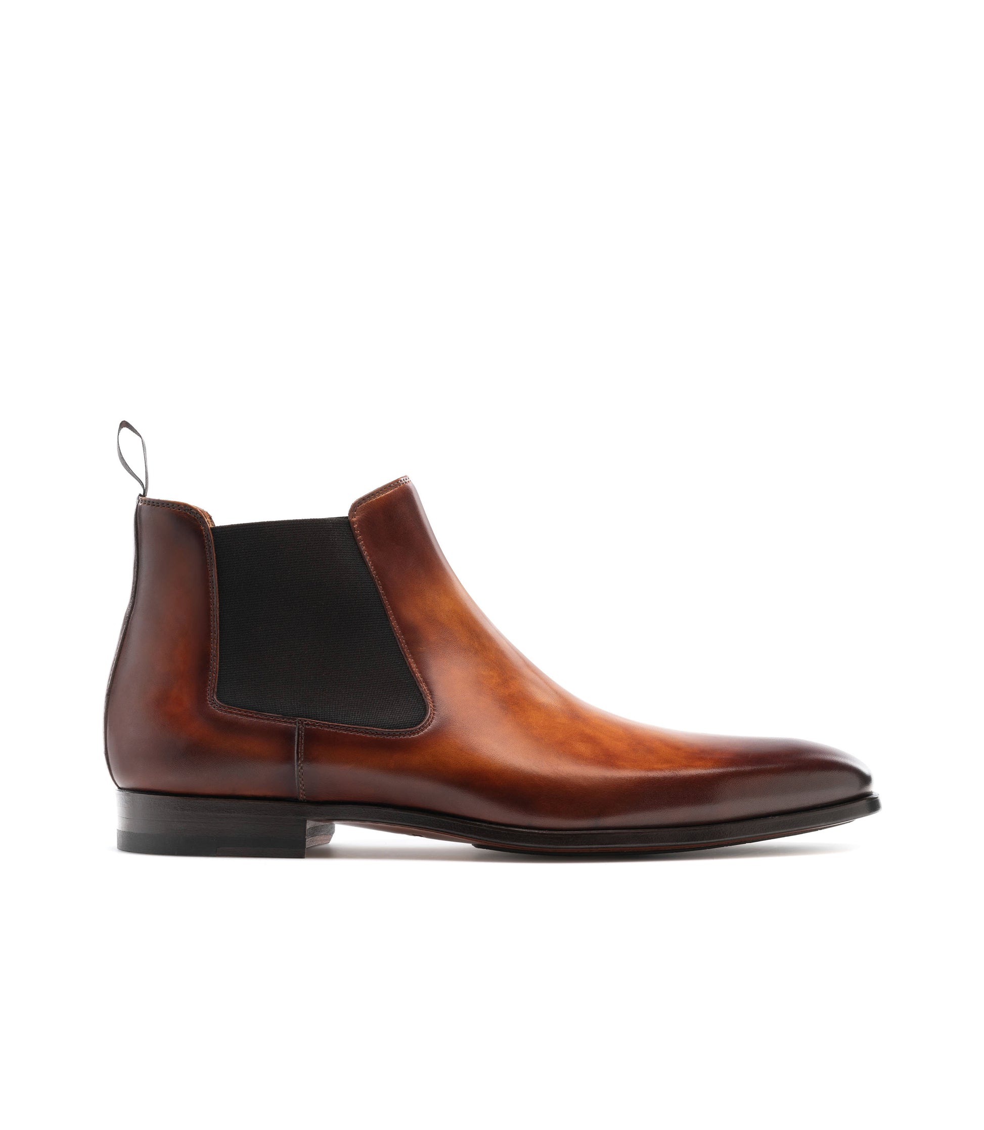Tan Leather Fenland Slip On Chelsea Boots