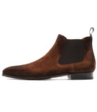 Height Increasing Tan Suede Toulouse Chelsea Boots