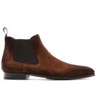 Height Increasing Tan Suede Toulouse Chelsea Boots