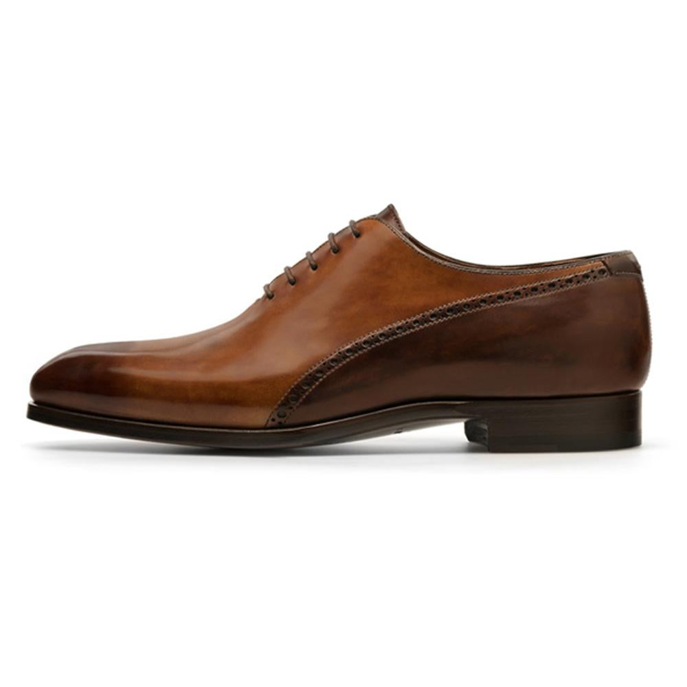 Flat Feet Shoes - Tan & Brown Leather Darien Brogue Oxfords with Arch Support