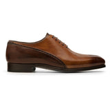 Flat Feet Shoes - Tan & Brown Leather Darien Brogue Oxfords with Arch Support