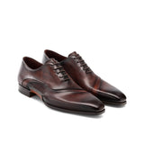 Flat Feet Shoes - Brown Leather Coonamble Oxfords Shoes with Arch Support