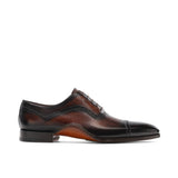 Height Increasing Brown Leather Bega Oxfords Shoes