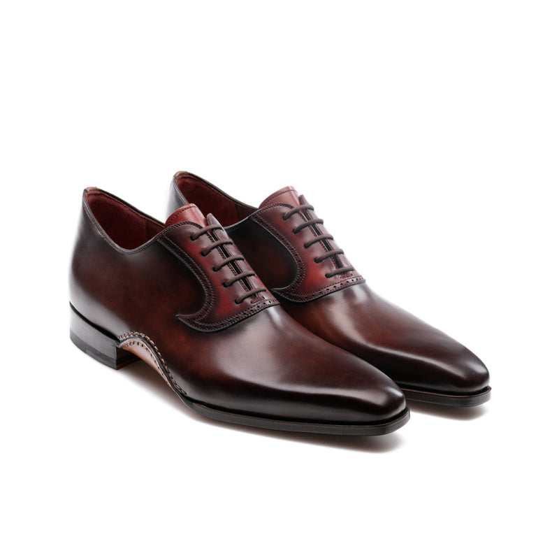 Height Increasing Brown Leather Armidale Brogue Oxfords