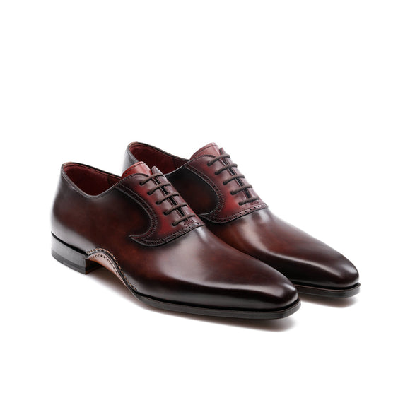 Height Increasing Brown Leather Armidale Brogue Oxfords
