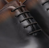 Height Increasing Black & Brown Leather Tasmania Oxfords