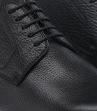 Black Leather Congleton Chunky Derby Shoes