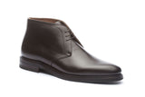 Flat Feet Shoes - Brown Leather Exeter Lace Up Chukka Boots with Arch Support