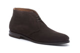 Height Increasing Brown Leather Fenland Lace Up Chukka Boots