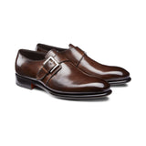 Brown Leather Bromley Monk Straps